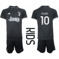 Echipament fotbal Juventus Paul Pogba #10 Tricou Treilea 2023-24 pentru copii maneca scurta (+ Pantaloni scurti)
